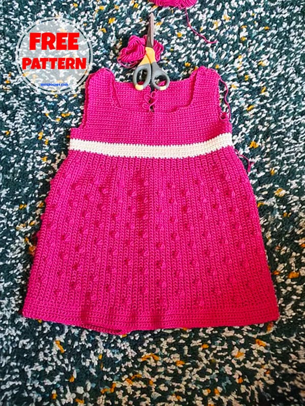 Spring Easy Crochet Baby Dress Pattern Free​