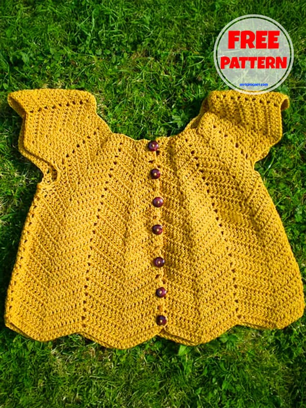 Vintage Crochet Baby Dress Pattern Free​