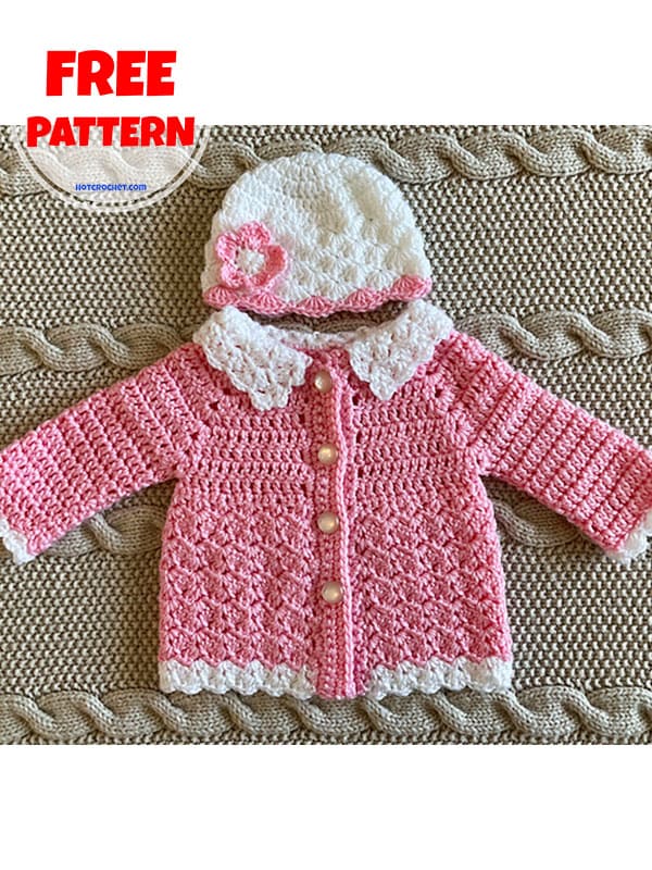 crochet baby cardigan pattern 0 3 months