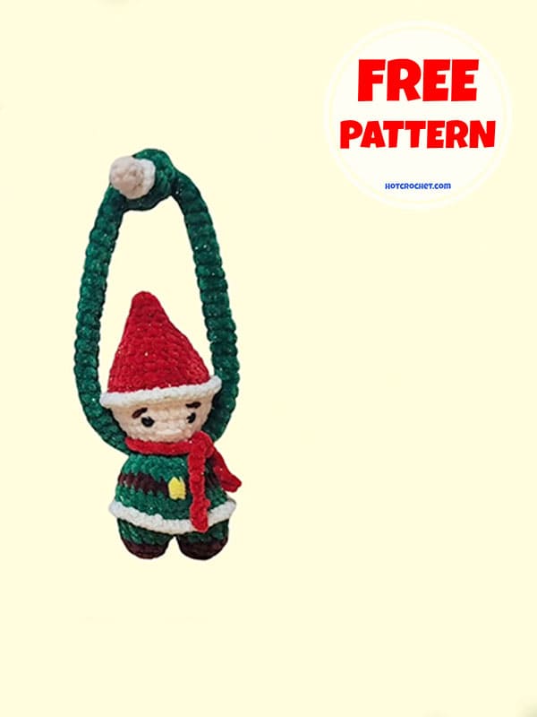 crochet christmas elf