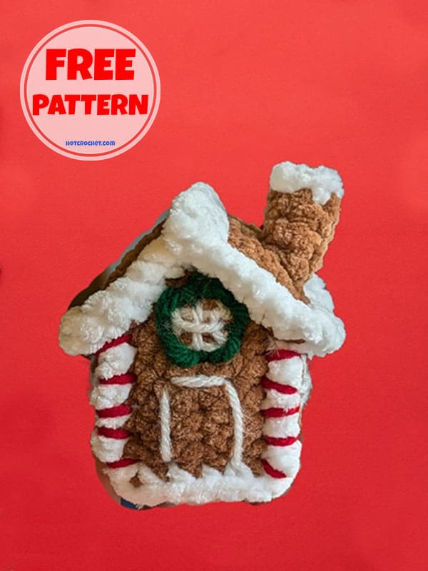 crochet gingerbread house