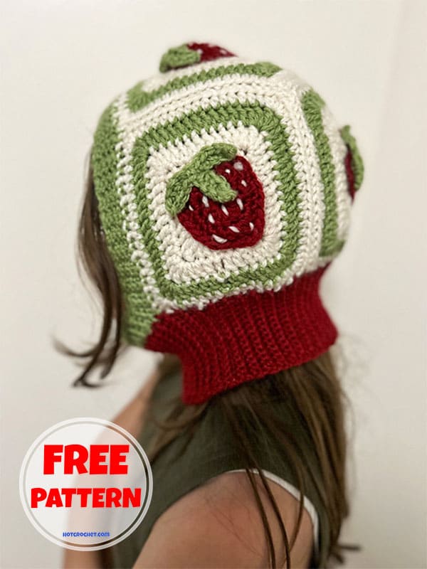 crochet granny square balaclava