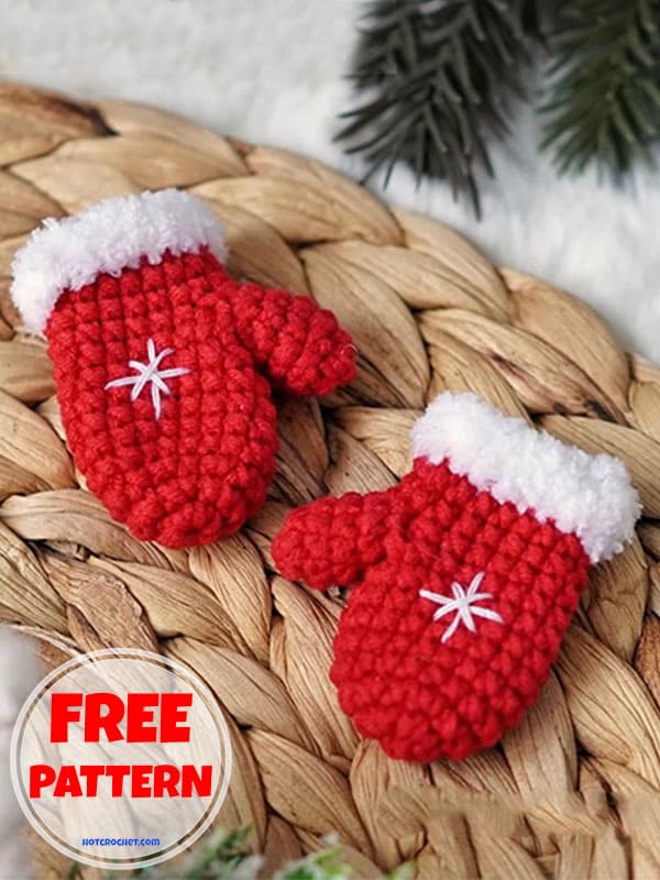 crochet mitten ornament pattern (2)