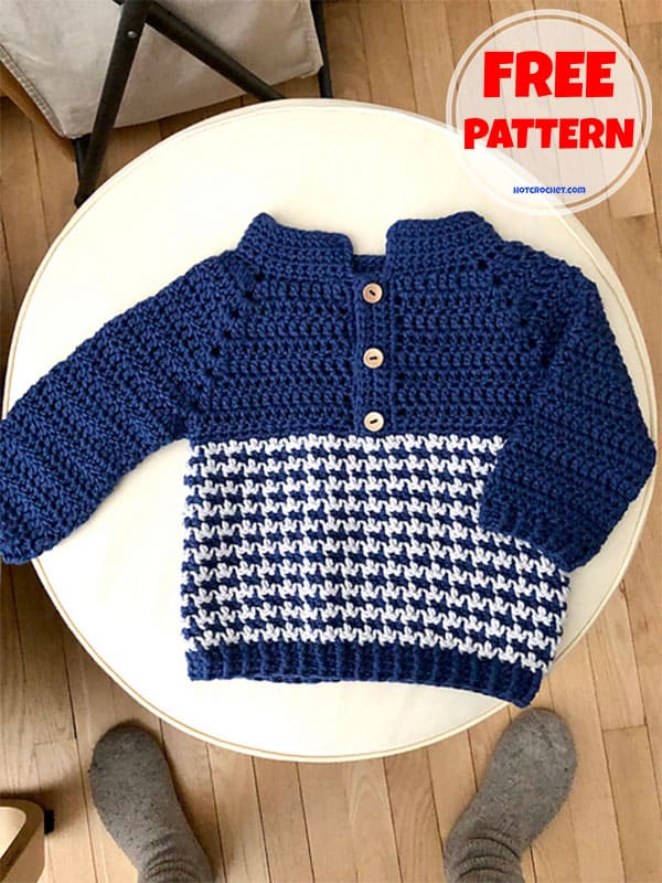 easy raglan crochet baby sweater