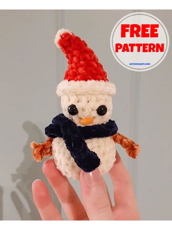 free crochet pattern for snowman (2)