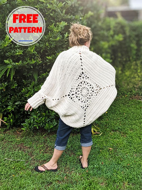 Dream oversized crochet cocoon cardigan free pattern (2)