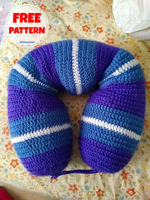 Journey Crochet Neck Pillow Free Pattern 