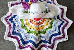 free-crochet-bunny-lovey-snuggler-blanket-pattern